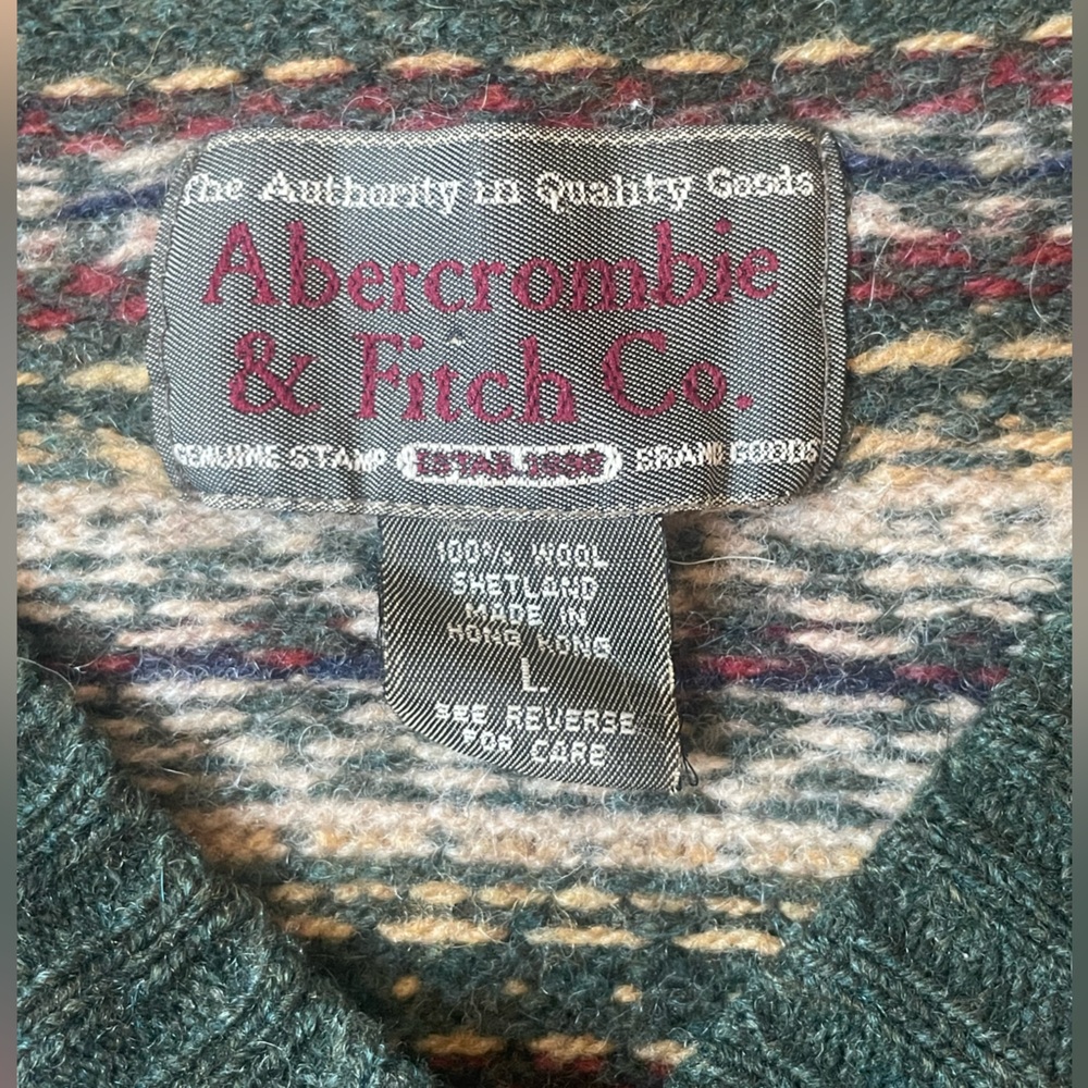 Vintage Abercrombie & Fitch wool vest - Picture 2 of 6